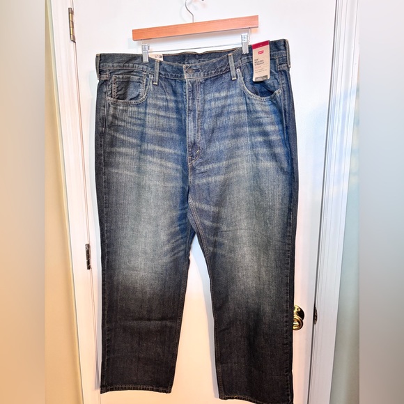 Levi's Other - Levi's 559 Relaxed Straight Fit Dark Blue Jeans